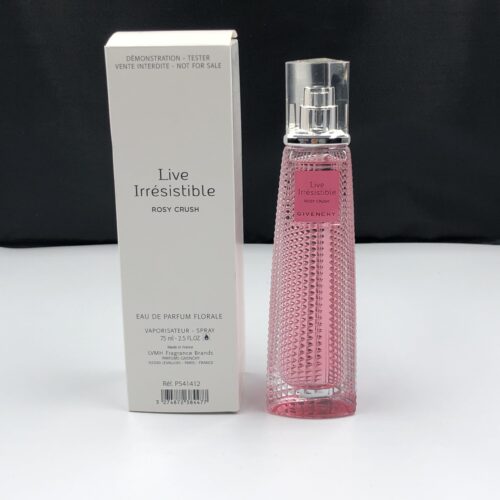 Givenchy Live Irresistible Rosy Crush 75ml Eau De Parfum Florale Spray Tester
