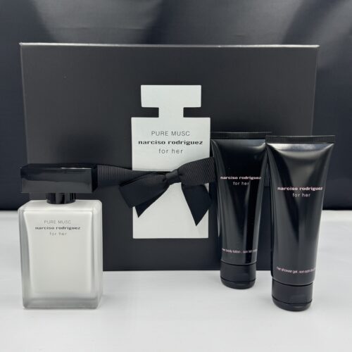 Narciso Rodriguez For Her Pure Musc ( 3 Pc Collection ) Gift Set