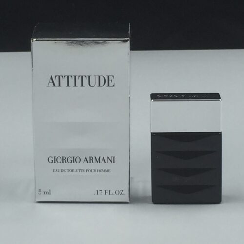 Armani Attitude Pour Homme 5ml Eau De Toilette Miniature Bottle