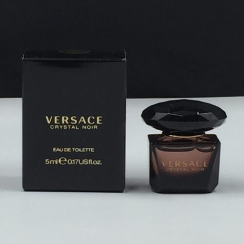 Versace Crystal Noir 5ml Eau De Toilette Miniature Bottle