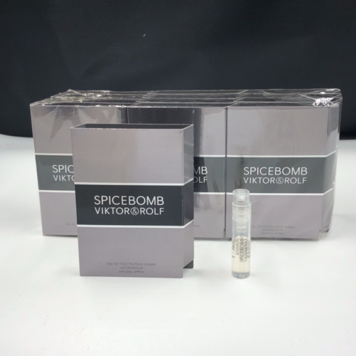 Viktor & Rolf Spicebomb Eau De Toilette Spray Sample 1.2ml ( Full Pack Of 12 )