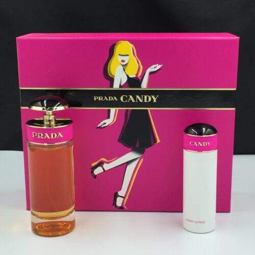 Prada Candy Gift Set ( 80ml Edp Spray + 2 Products )
