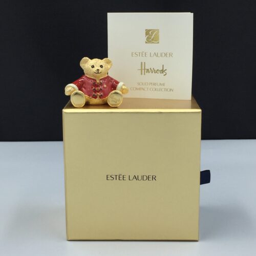 Estee Lauder Beautiful Harrods Christmas Bear 2013 Solid Perfume