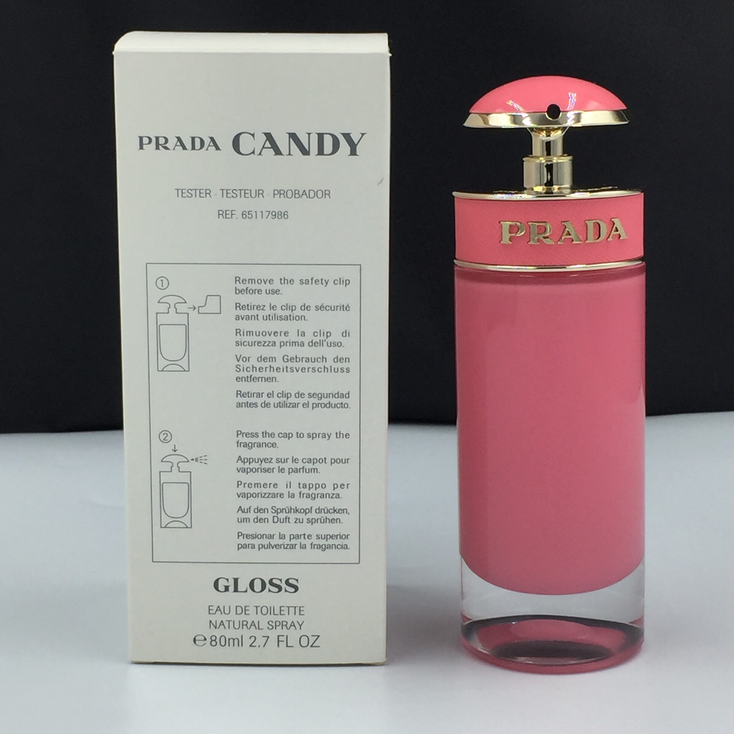 Prada Candy Gloss 80ml Eau De Toilette Spray Tester