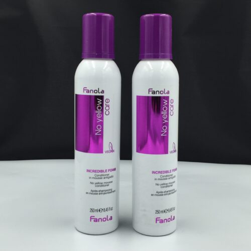 2 x Fanola No Yellow Care Incredible Foam 250ml ( Total 500ml )