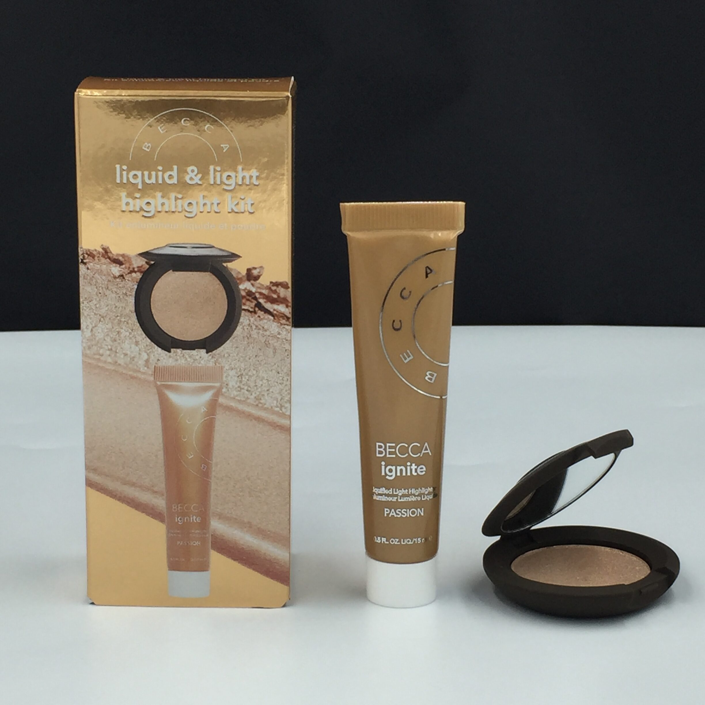 Becca Liquid & Light Highlight Kit ( Opal & Ignite Passion Duo )