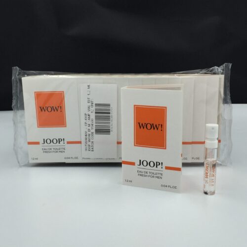12 x Joop Wow Edt Fresh For Men Spray Samples 1.2ml ( Full Pack )