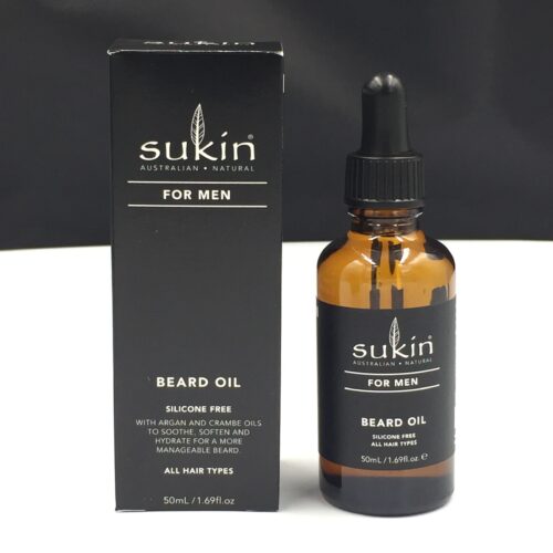 3 x Sukin For Men Beard Oil 50ml