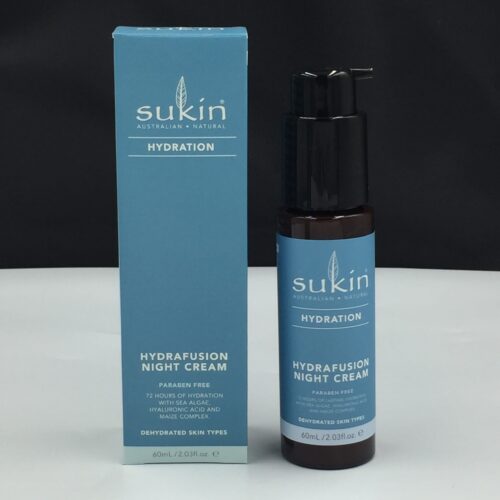 3 x Sukin Hydration Hydrafusion Night Cream 60ml