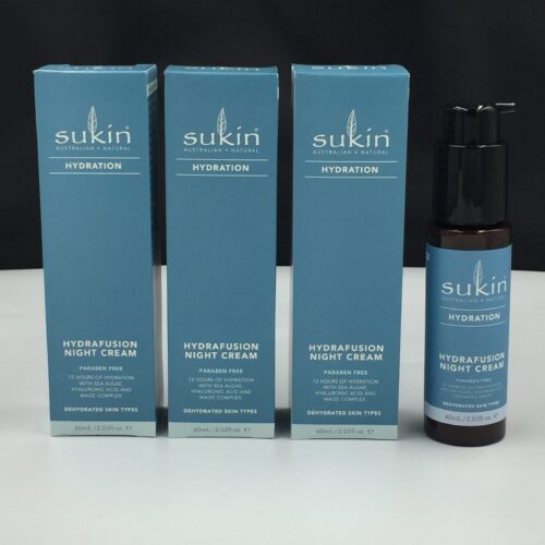 3 x Sukin Hydration Hydrafusion Night Cream 60ml