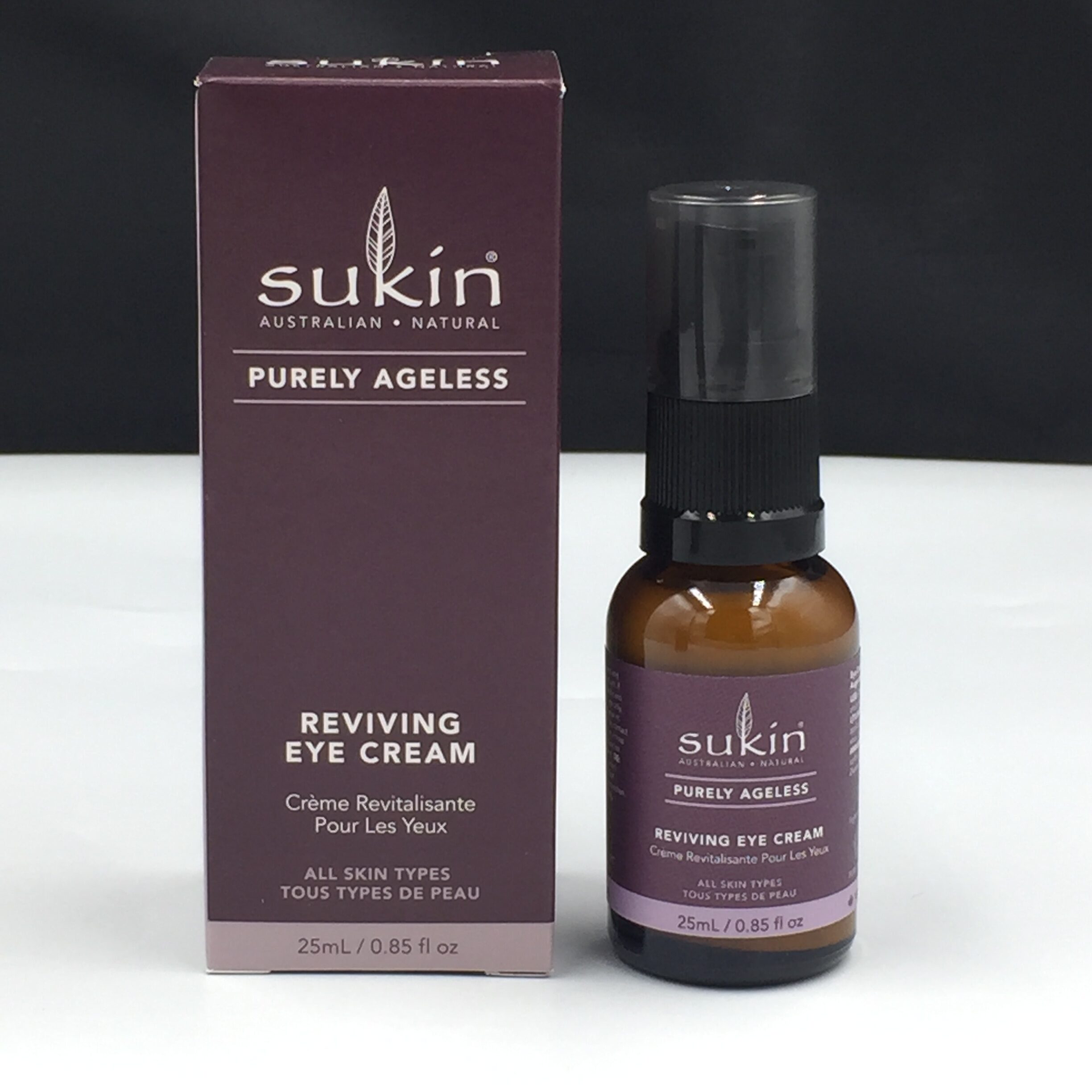 3 x Sukin Purely Ageless Reviving Eye Cream 25ml