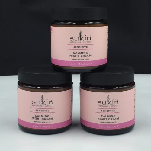 3 x Sukin Sensitive Calming Night Cream 120ml
