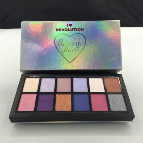 I Heart Revolution Unicorns Heart Eyeshadow Palette ( 12 Shades )