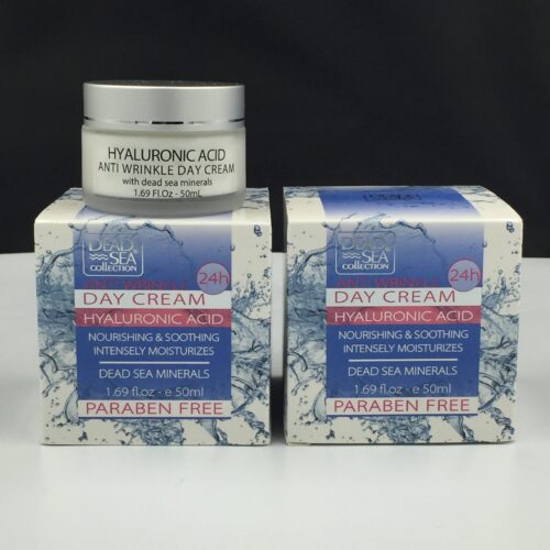2 x Dead Sea Collection Anti Wrinkle 24H Day Cream 50ml