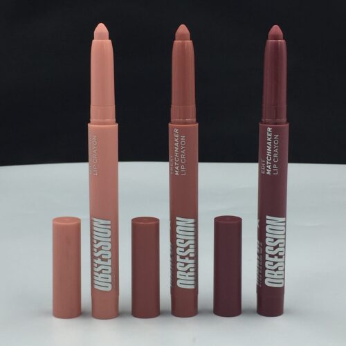 3 x Makeup Obsession Matchmaker Lip Crayon ( Moon, Edit & Treat )