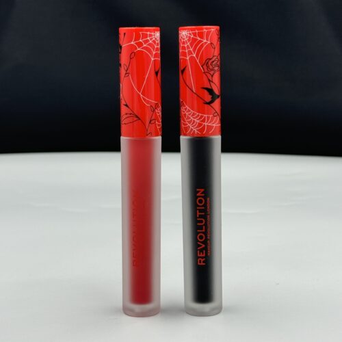 2 x Revolution Halloween Vinyl Liquid Lipstick ( Haunted & Nightmare )
