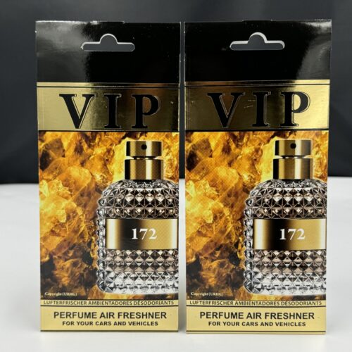 1 x Caribi VIP 172 Perfume Air Freshener ( Inspired By Uomo )