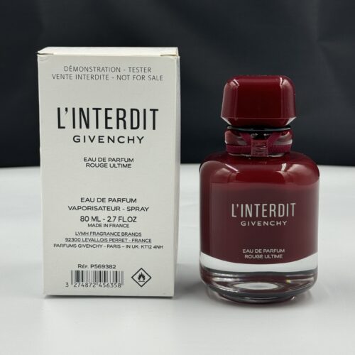 Givenchy L’Interdit Rouge Ultime 80ml Eau De Parfum Spray Tester