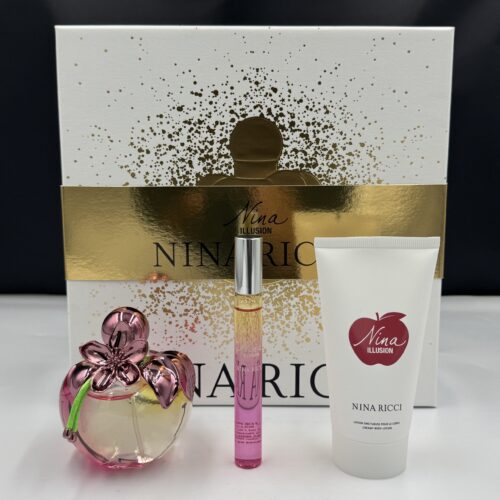 Nina Ricci Nina Illusion Eau De Parfum ( 3 Pc Collection ) Gift Set