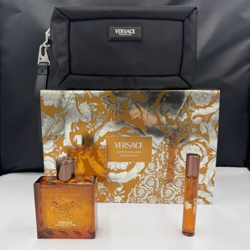Versace Eros Najim Pour Homme ( 3 Pc ) Gift Set