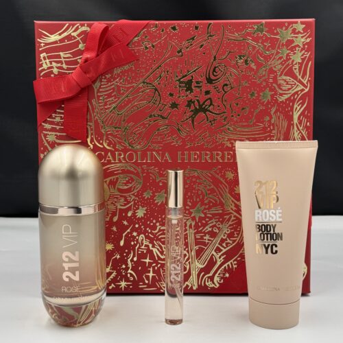 Carolina Herrera 212 Vip Rose ( 3Pc ) Gift Set