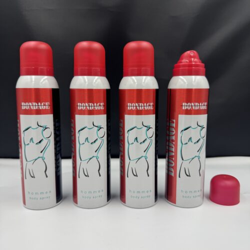 4 x Milton Lloyd Bondage Hommes Body Spray 150ml ( Inspired By Le Male )