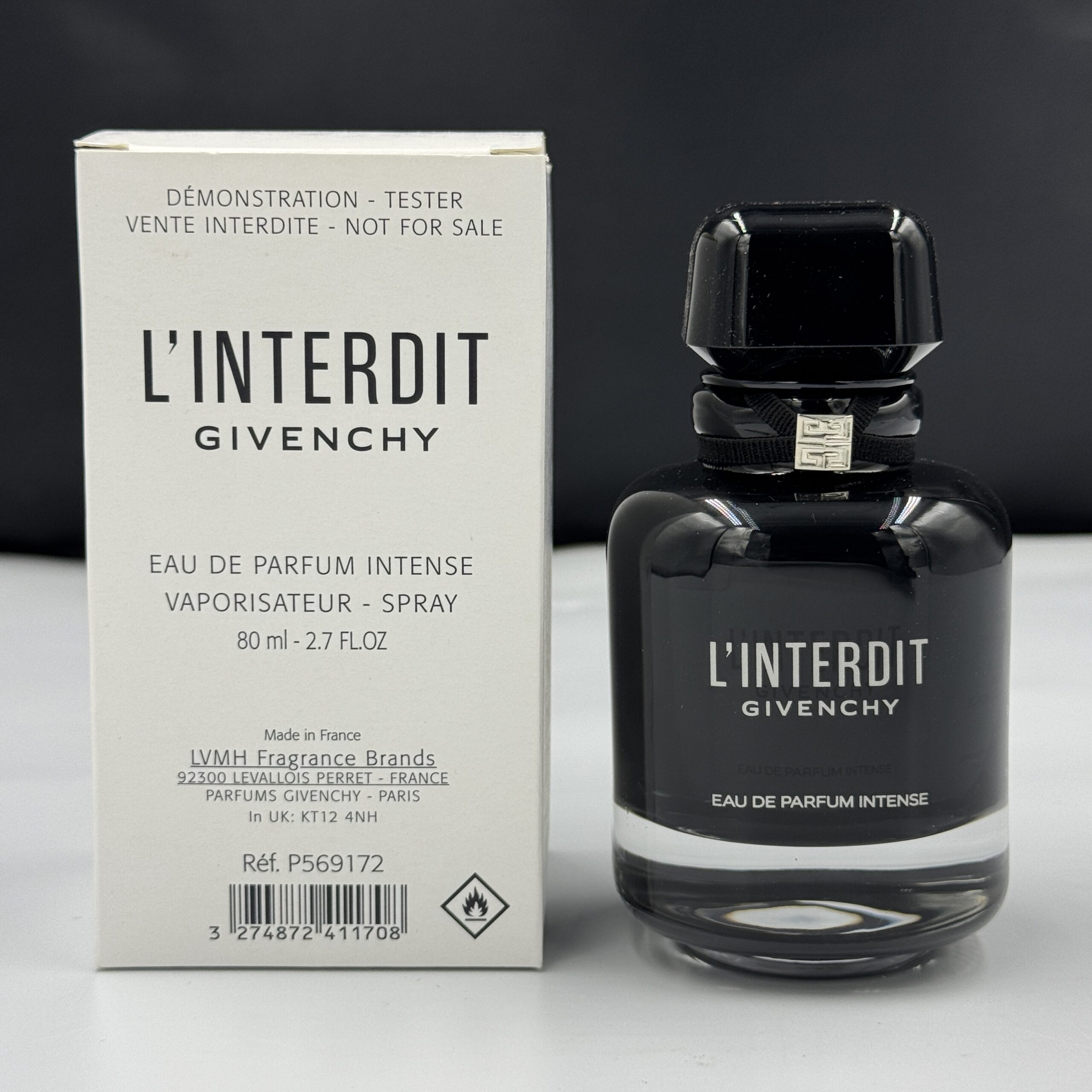 Givenchy L'Interdit 80ml Eau De Parfum Intense Spray Tester
