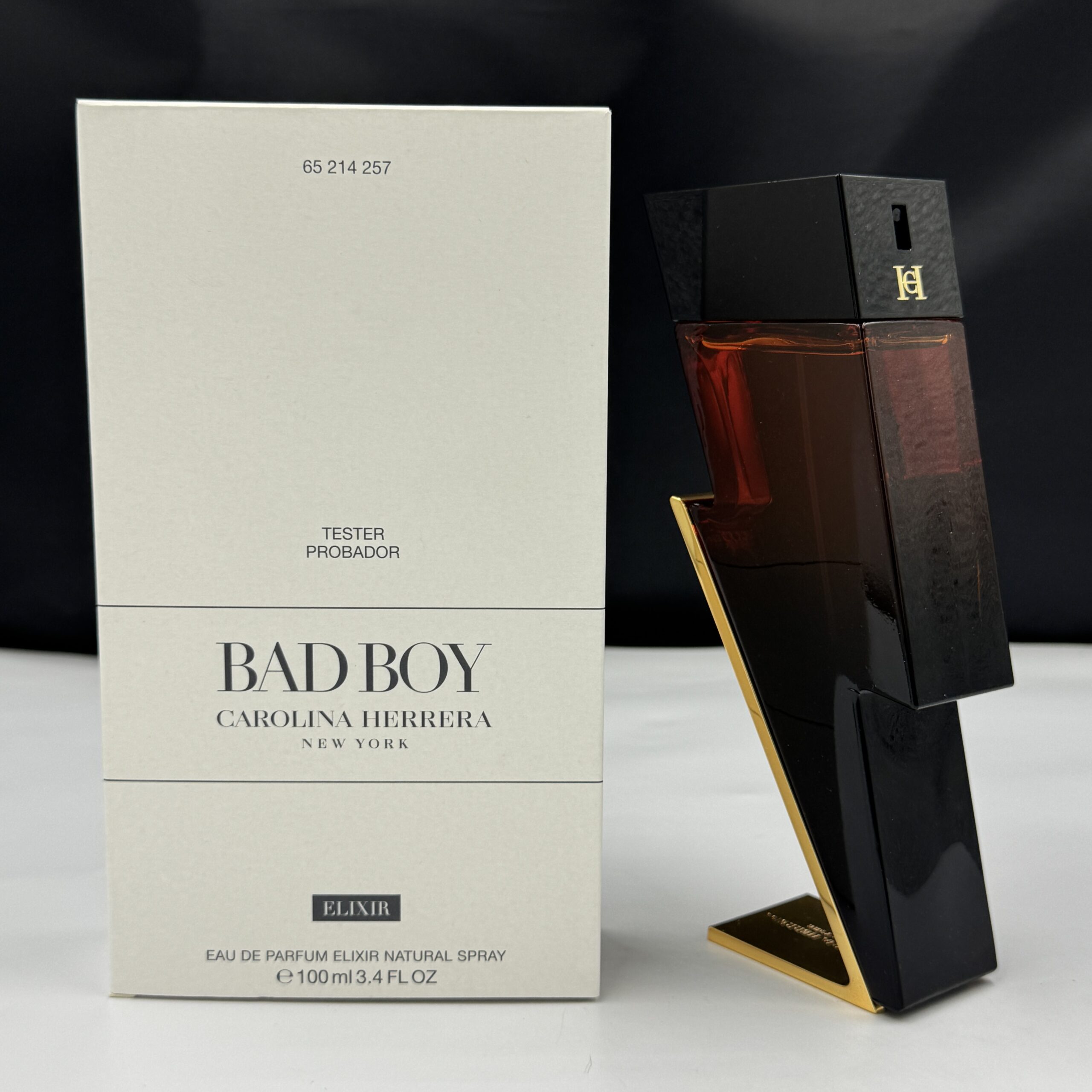 Carolina Herrera Bad Boy 100ml Eau De Parfum Elixir Spray Tester