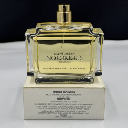 Ralph Lauren Notorious 75ml Eau De Parfum Spray Tester