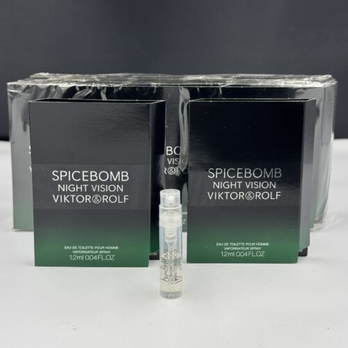 Viktor & Rolf Spicebomb Night Vision Edt Spray Sample 1.2ml ( Stocking Fillers ) x 2